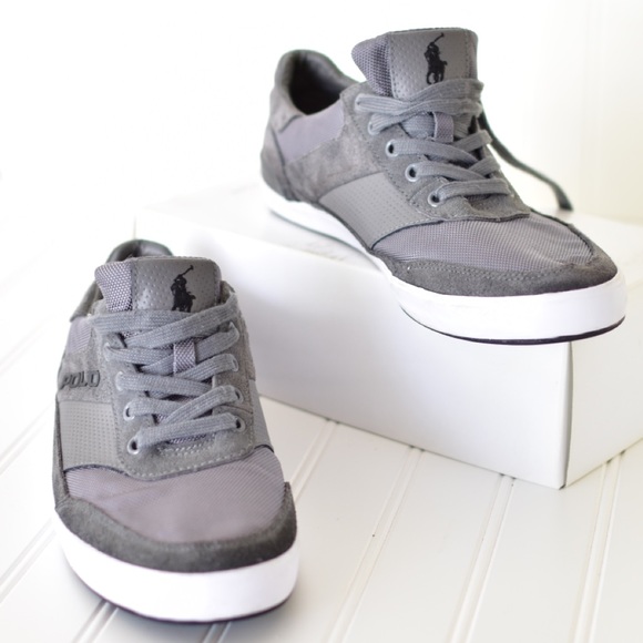 Polo by Ralph Lauren Gray Sneaker - Picture 1 of 16